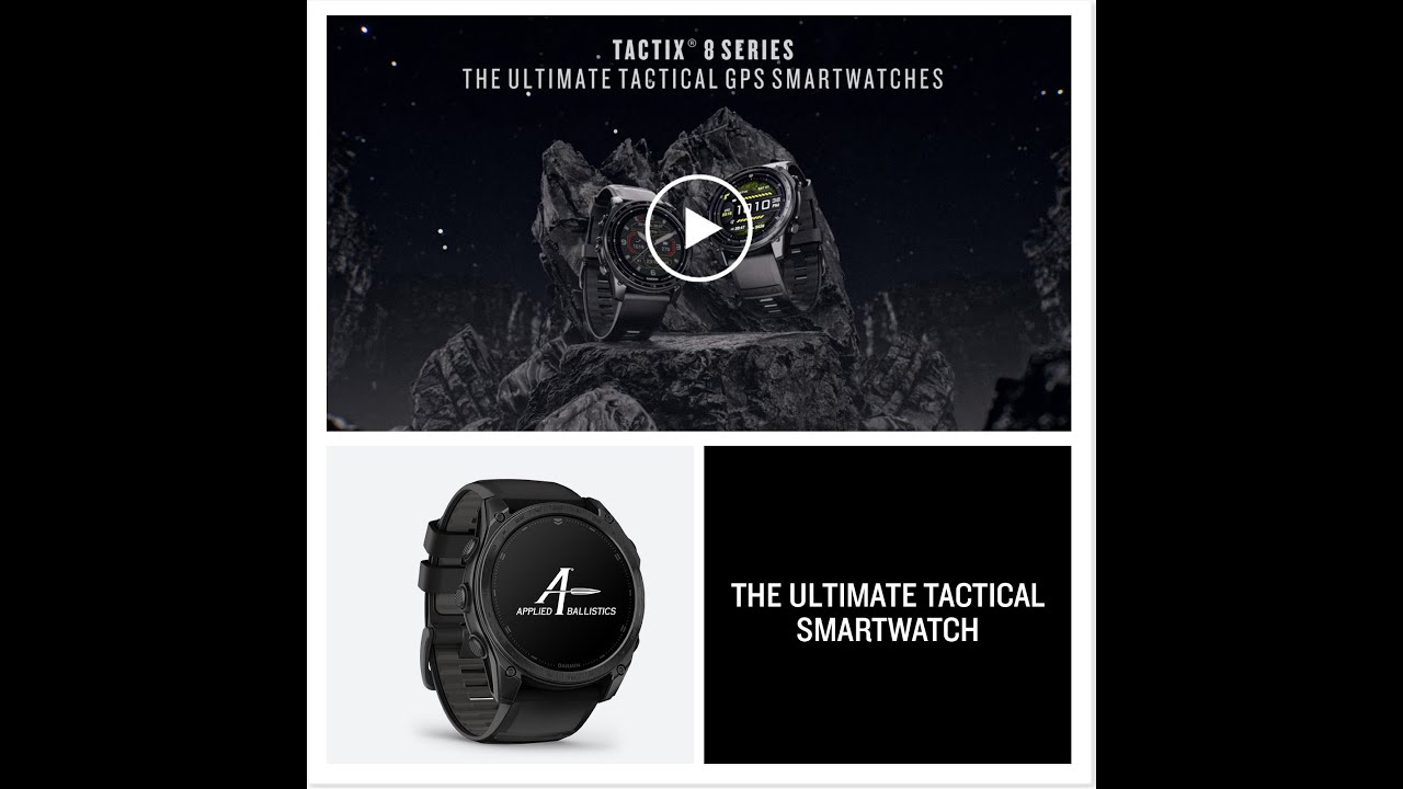 Garmin tactix 8 Vorstellung
