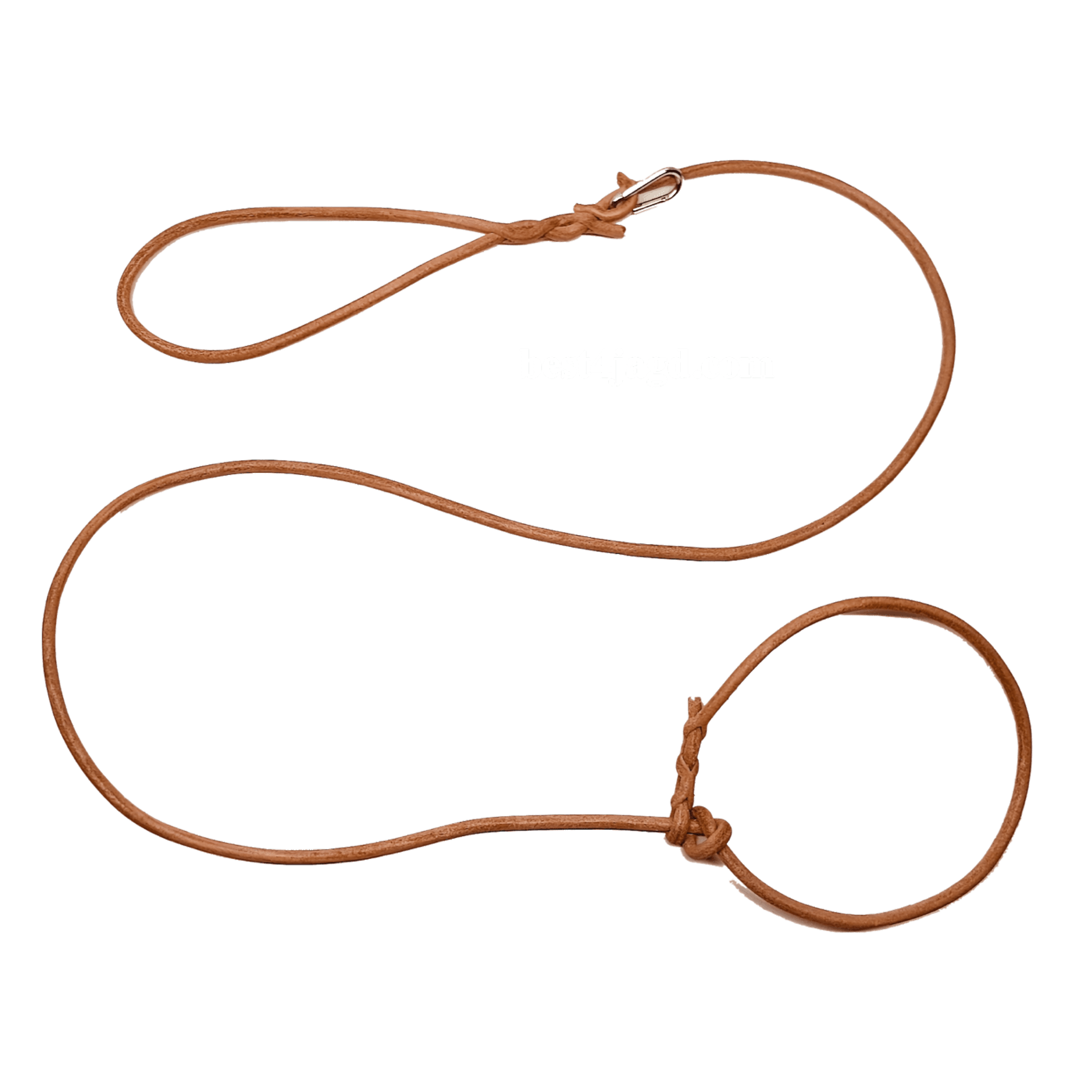 Handleine Rundleder mit Halsungs-Schlaufe