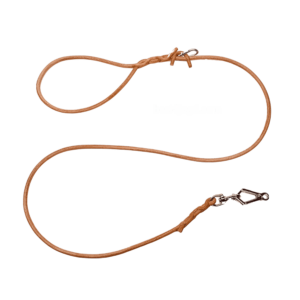 Handleine Rundleder mit Karabiner