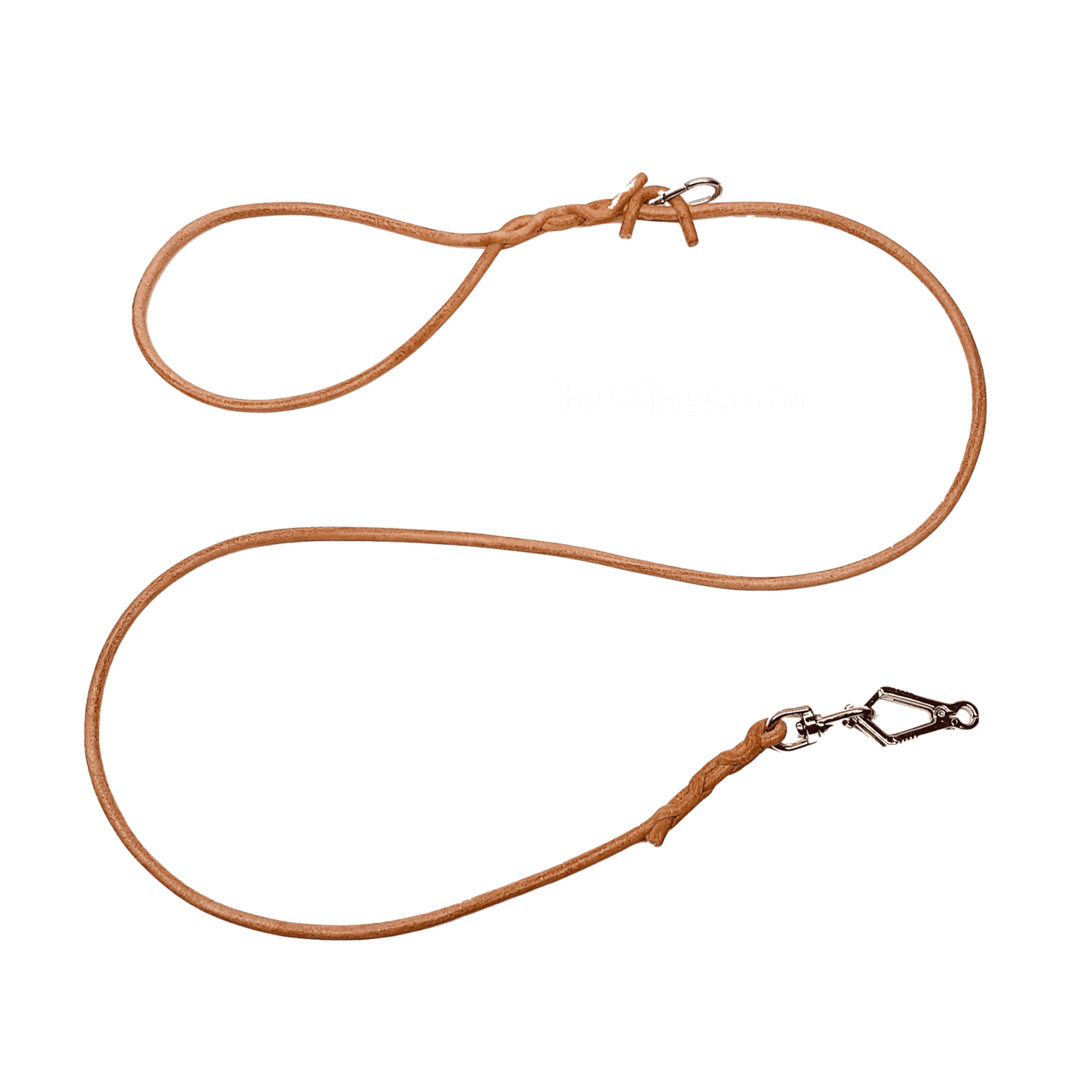 Handleine Rundleder mit Karabiner