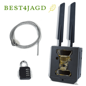 SET 4G PRO LTE Wildkamera + Sicherheits-/ Schutzgehäuse