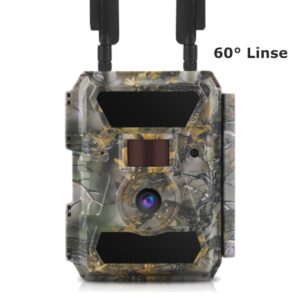 4G LTE PRO Wildkamera 60° Standard Linse, frei für alle SIM Karten!