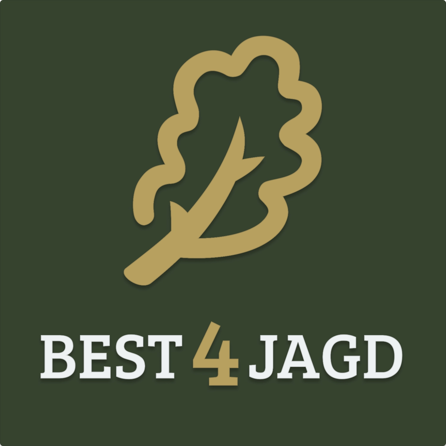 Best4jagd.com Logo Eichenblatt