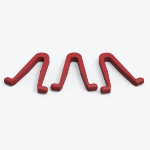 Original Walkstool Ersatzteil: Roter Druckknopf und Springfeder für die Teleskopbeine - Best4Jagd